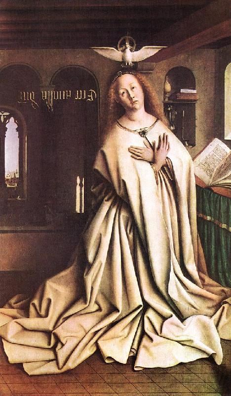 EYCK, Jan van Mary of the Annunciation Germany oil painting art